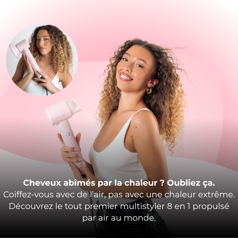 Celesta Sèche-cheveux AirStyler - 8 en 1 Rose