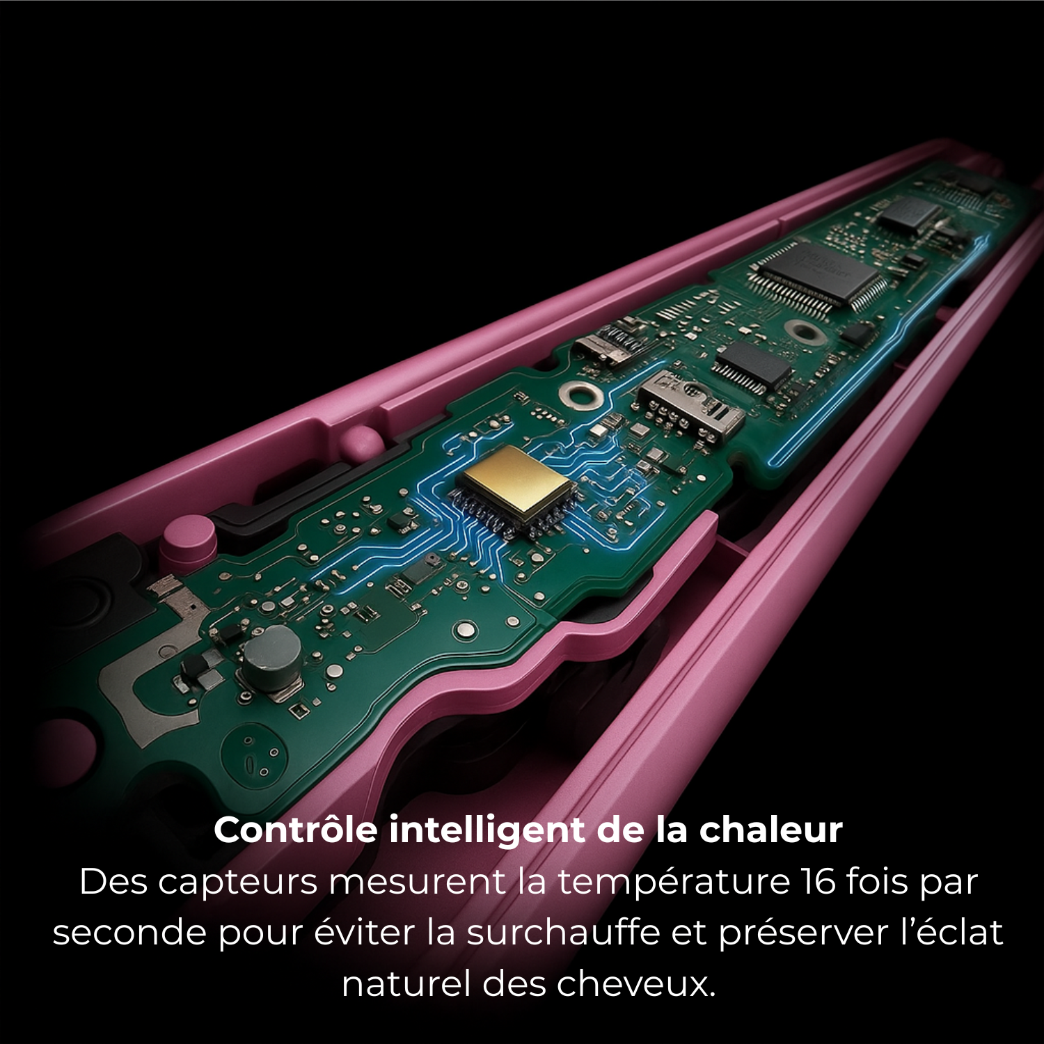 Lisseur séchant Airliss - 2 en 1 Rose Celesta