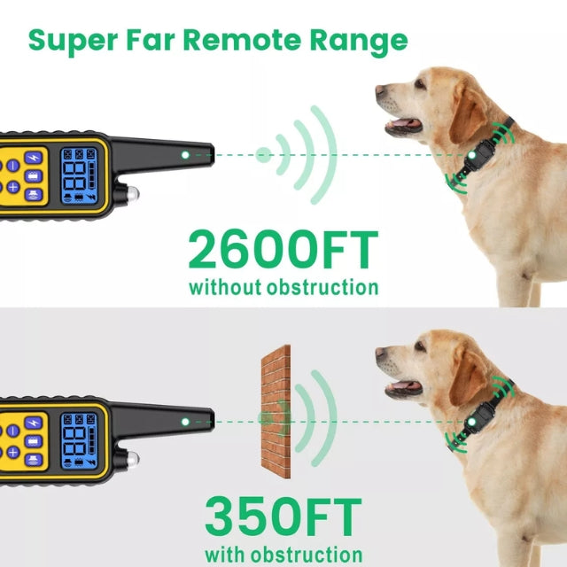 Norvo | Collier de dressage électrique pour chien E-collier – Sûr, efficace, télécommande
