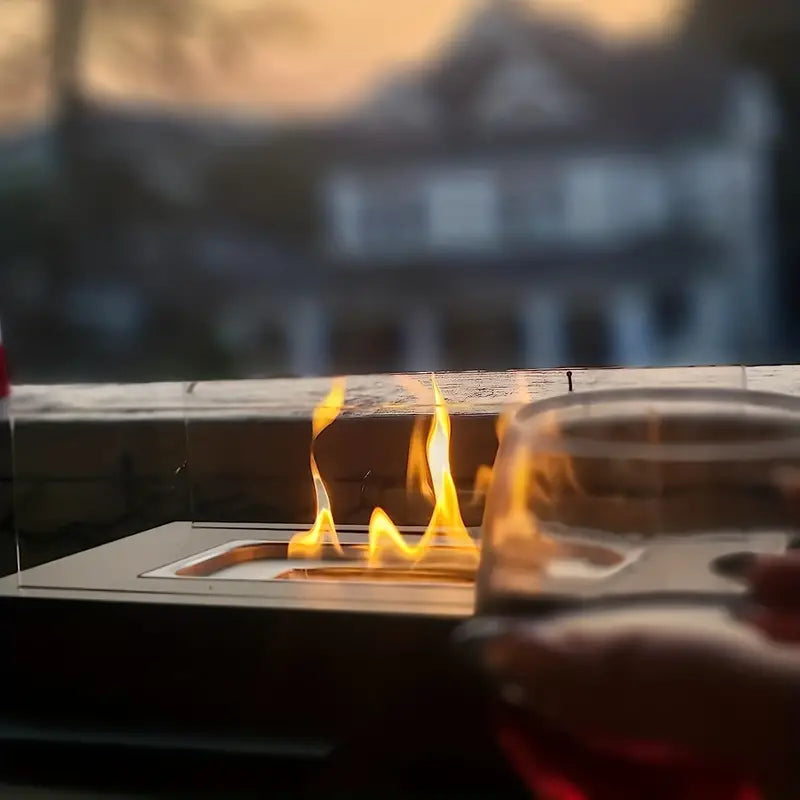 Sérénité Flamme Luxe Foyer – Créez des Soirées Magiques avec Feu et Style