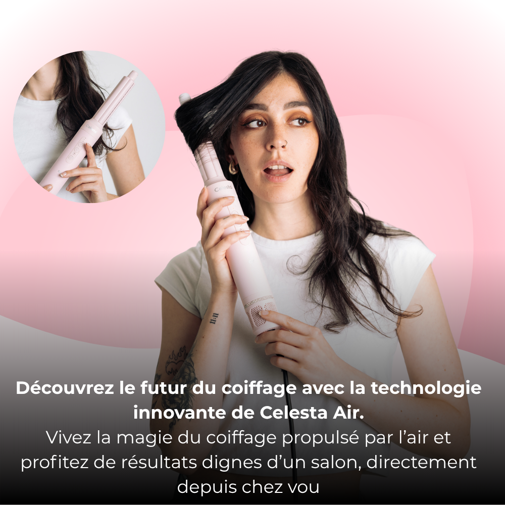 Celesta Sèche-cheveux AirStyler - 8 en 1 Rose