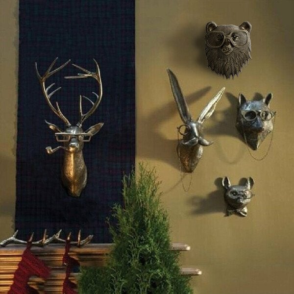 Décoration Murale Tête d'Animal Ludique - WallCritters