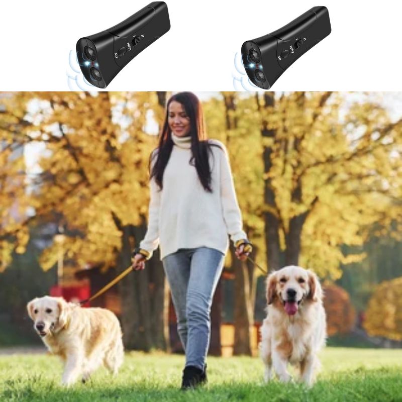 Répulsif pour chiens | Puissant outil de dressage et d'anti-aboiement à ultrasons
