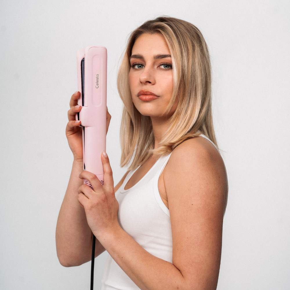 Lisseur séchant Airliss - 2 en 1 Rose Celesta