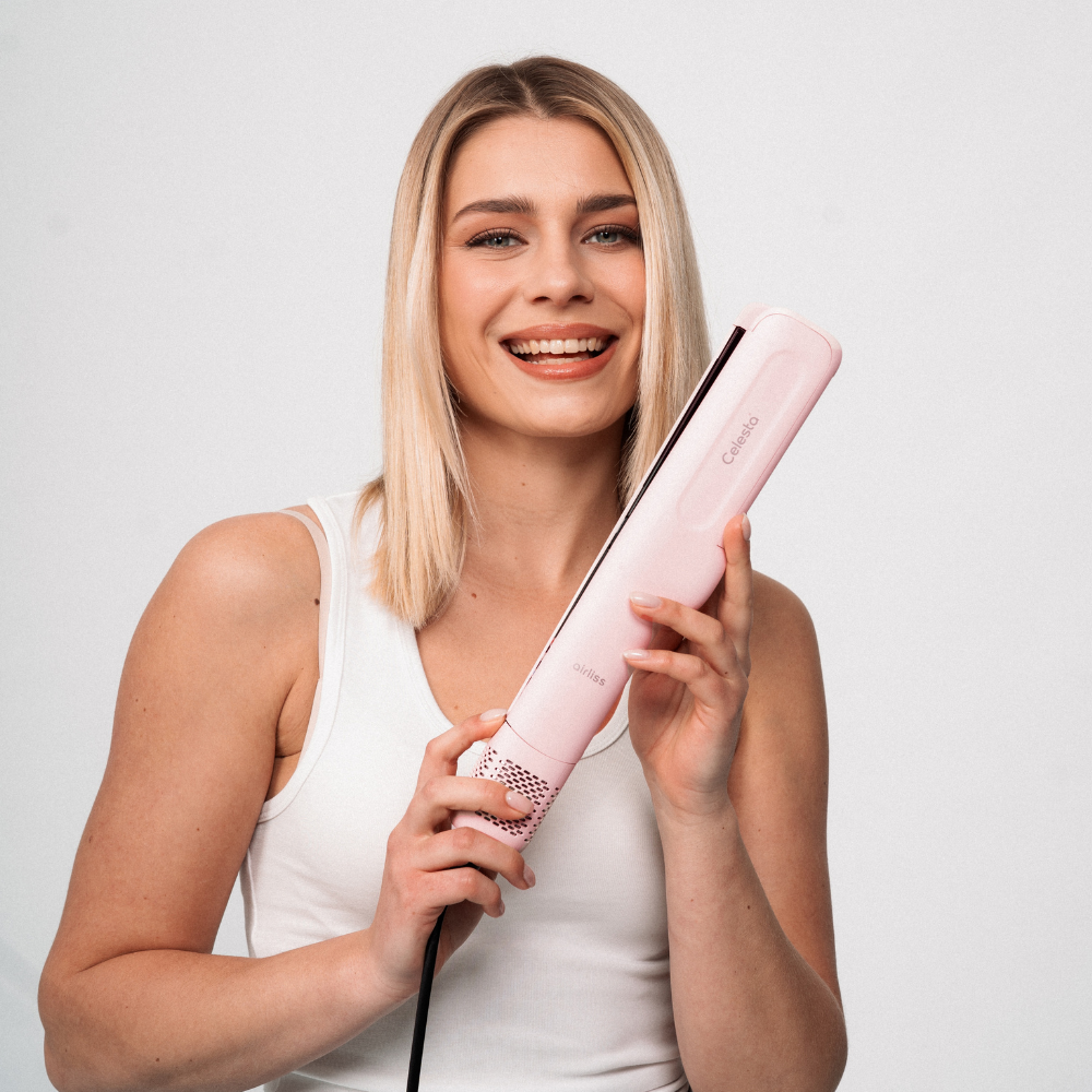 Lisseur séchant Airliss - 2 en 1 Rose Celesta