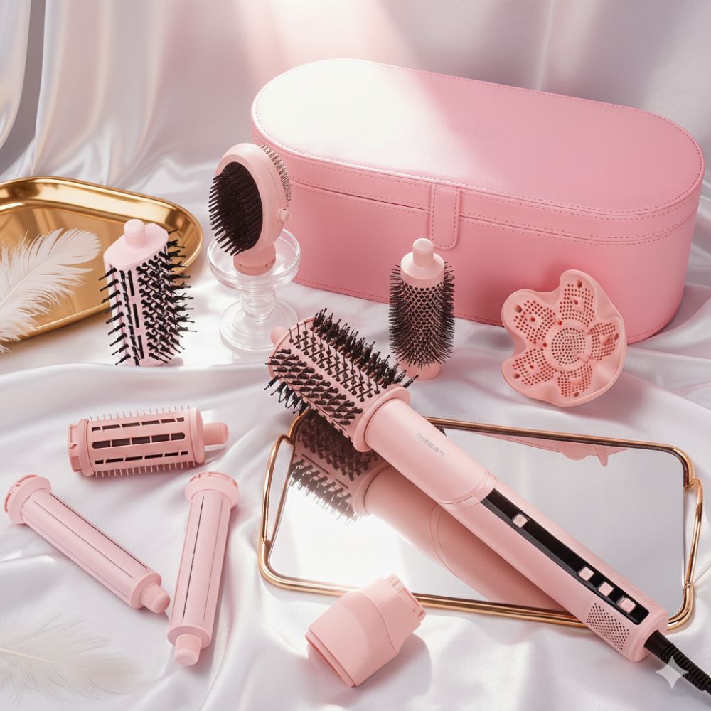 Celesta Sèche-cheveux AirStyler 2.0 - 9 en 1 Rose