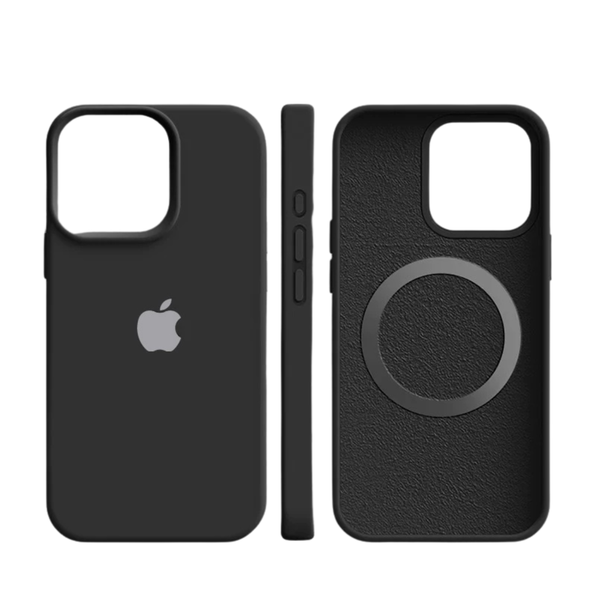 Housse en Silicone pour iPhone avec MagSafe – Résistante aux Chocs – Doublure Douce – Qualité Premium