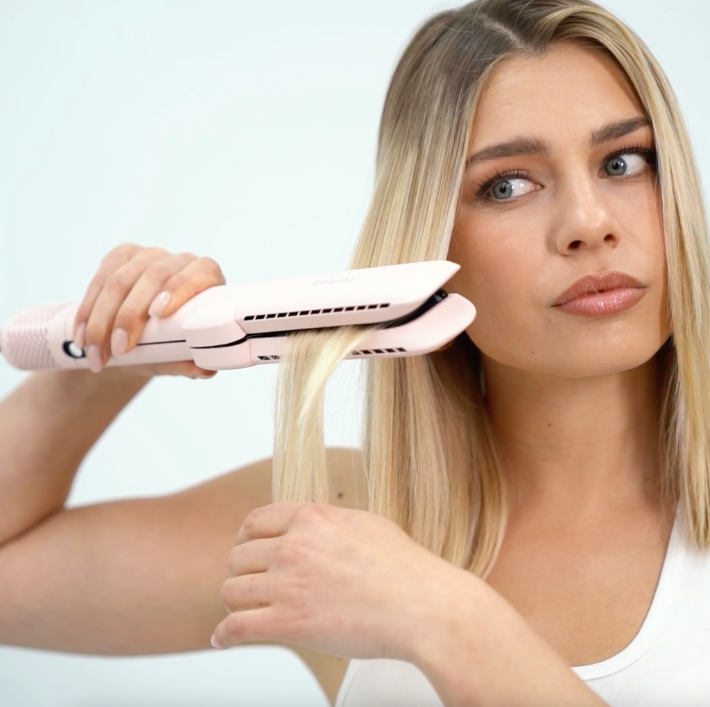 Lisseur séchant Airliss - 2 en 1 Rose Celesta