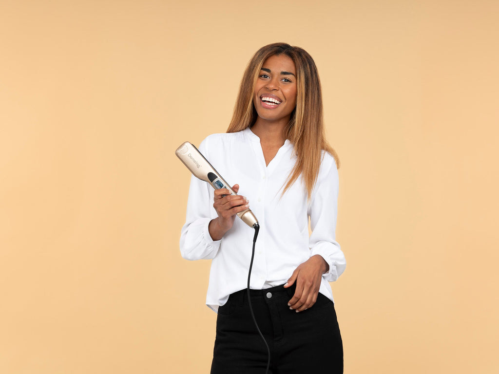 Lisseur Vapeur Titanium – Apprivoise Tous les Types de Cheveux