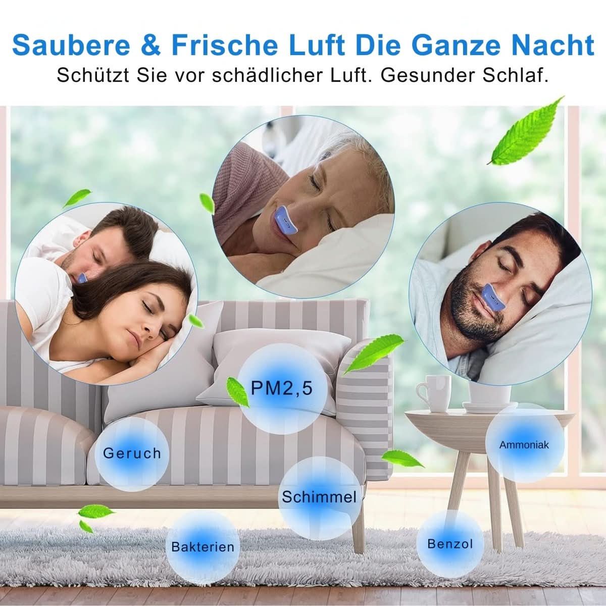 MICROBREATH – Appareil CPAP compact contre le ronflement et l'apnée du sommeil