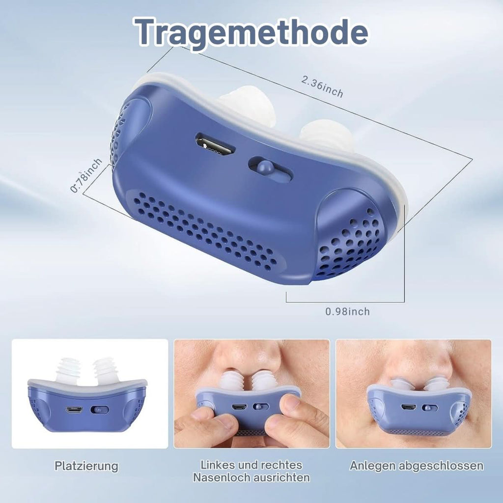 MICROBREATH – Appareil CPAP compact contre le ronflement et l'apnée du sommeil