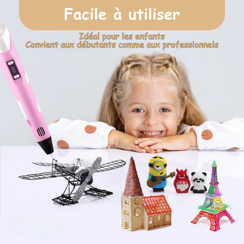 3D Pen | Observez votre petit artiste créer facilement de la magie colorée en 3D