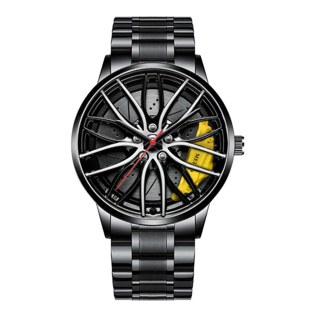 Montre-bracelet pour homme de voiture de course élégante - RaceVision