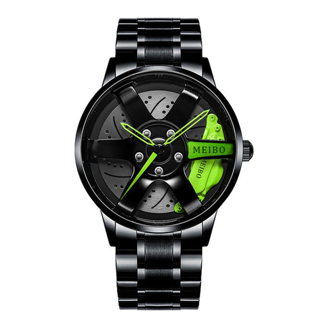 Montre-bracelet pour homme de voiture de course élégante - RaceVision