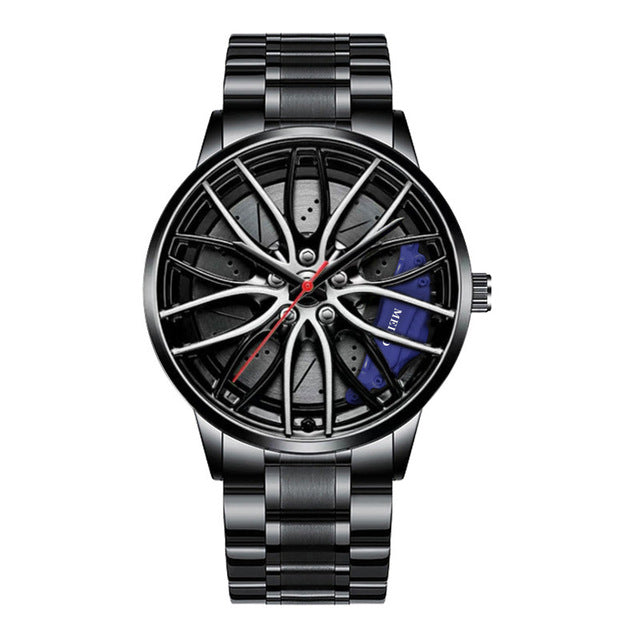 Montre-bracelet pour homme de voiture de course élégante - RaceVision