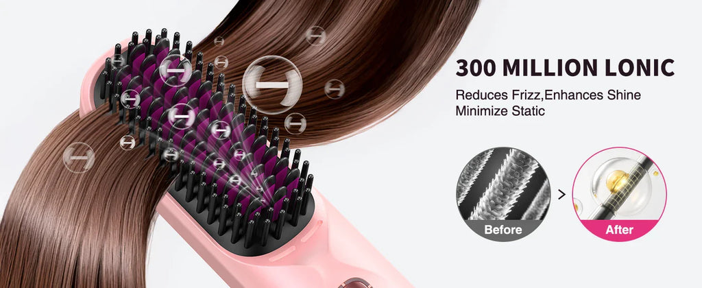 Selforia FreeStyle Pro – Brosse Lissante Sans Fil & Rechargeable