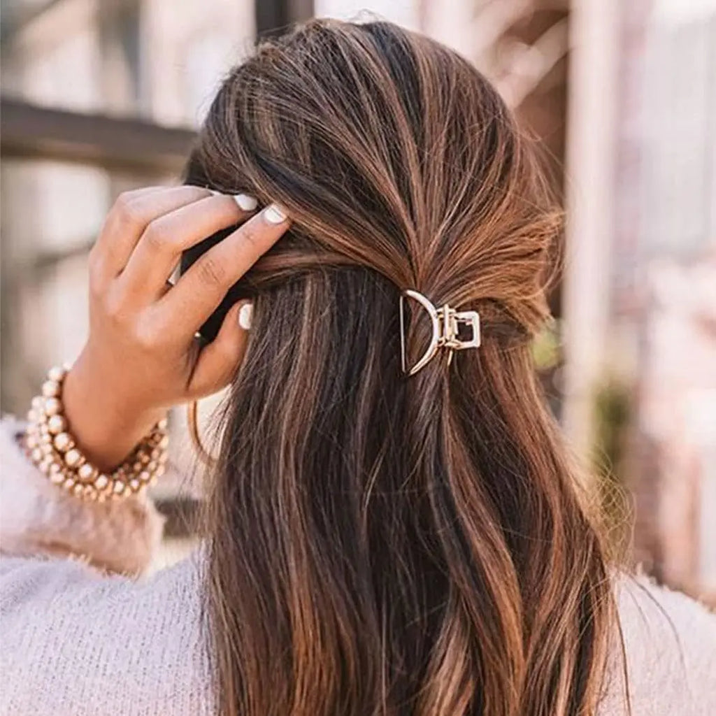Golden Clip - Duo de Mini Pinces Dorées