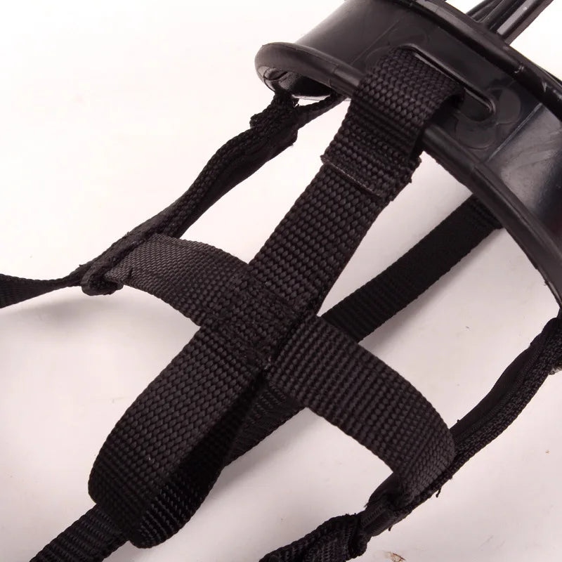 Muselière en silicone SafeBite | Muselière réglable pour chiens de toutes tailles, empêche les comportements indésirables