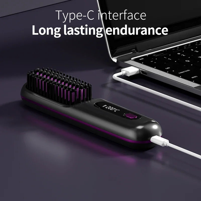 Glissara | Stylers Capillaires Sans Fil | Fonction de Charge USB & Écran LCD | Technologie Céramique & Ions