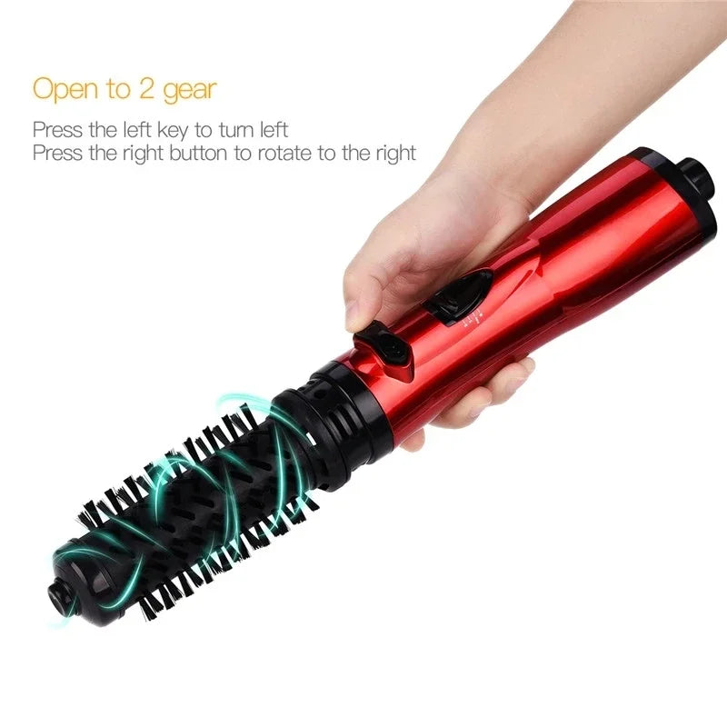 Brosse Soufflante Rotative 3-en-1 à Ions Négatifs – Lisse, Sèche & Boucle 360°