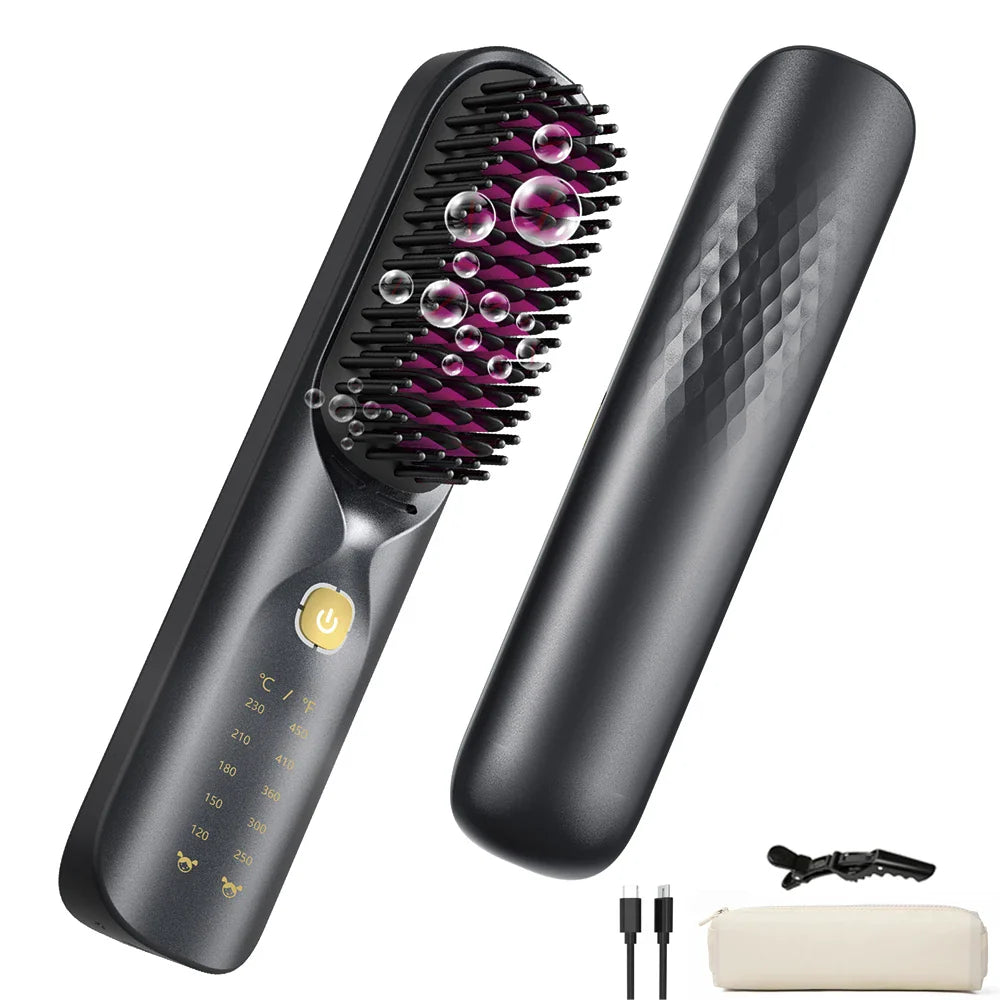 Selforia FreeStyle Pro – Brosse Lissante Sans Fil & Rechargeable