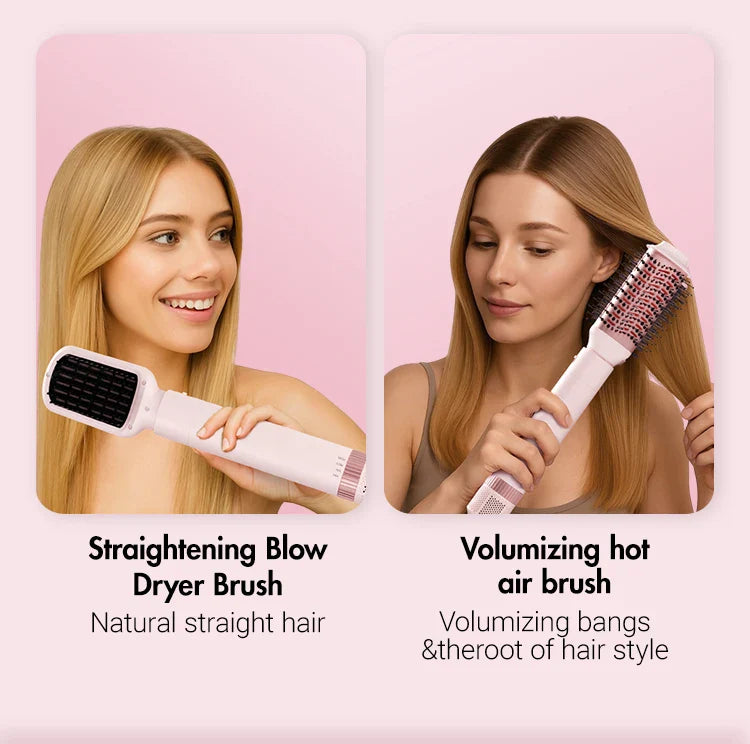 Selforia AirGlow 5-en-1 - Séchage Express, Lissage, Boucles Automatiques & Volume Professionnel