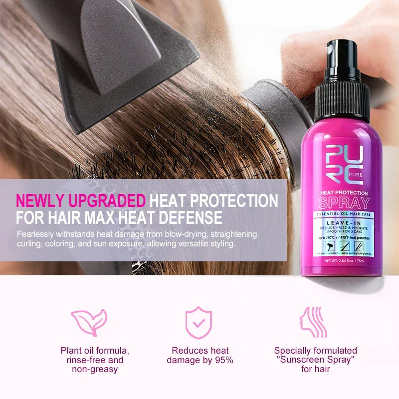 Spray Protecteur de Chaleur aux Huiles Essentielles