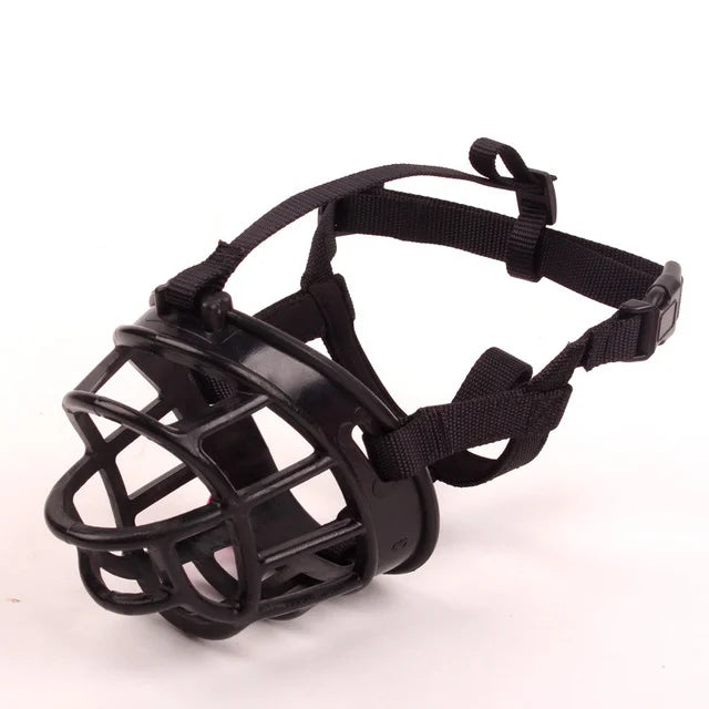 Muselière en silicone SafeBite | Muselière réglable pour chiens de toutes tailles, empêche les comportements indésirables