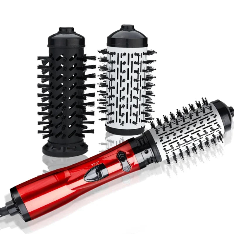 Brosse Soufflante Rotative 3-en-1 à Ions Négatifs – Lisse, Sèche & Boucle 360°