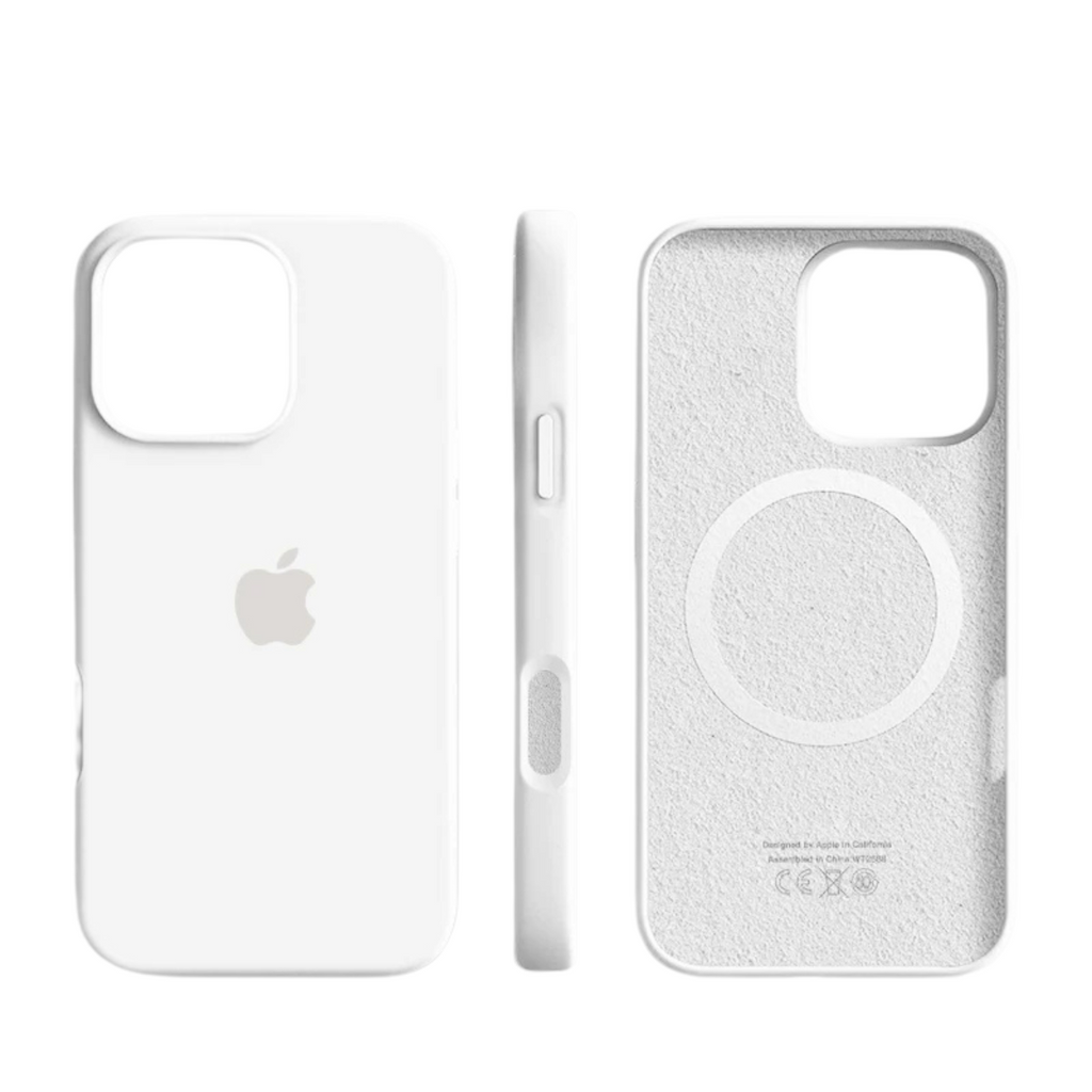 Housse en Silicone pour iPhone avec MagSafe – Résistante aux Chocs – Doublure Douce – Qualité Premium