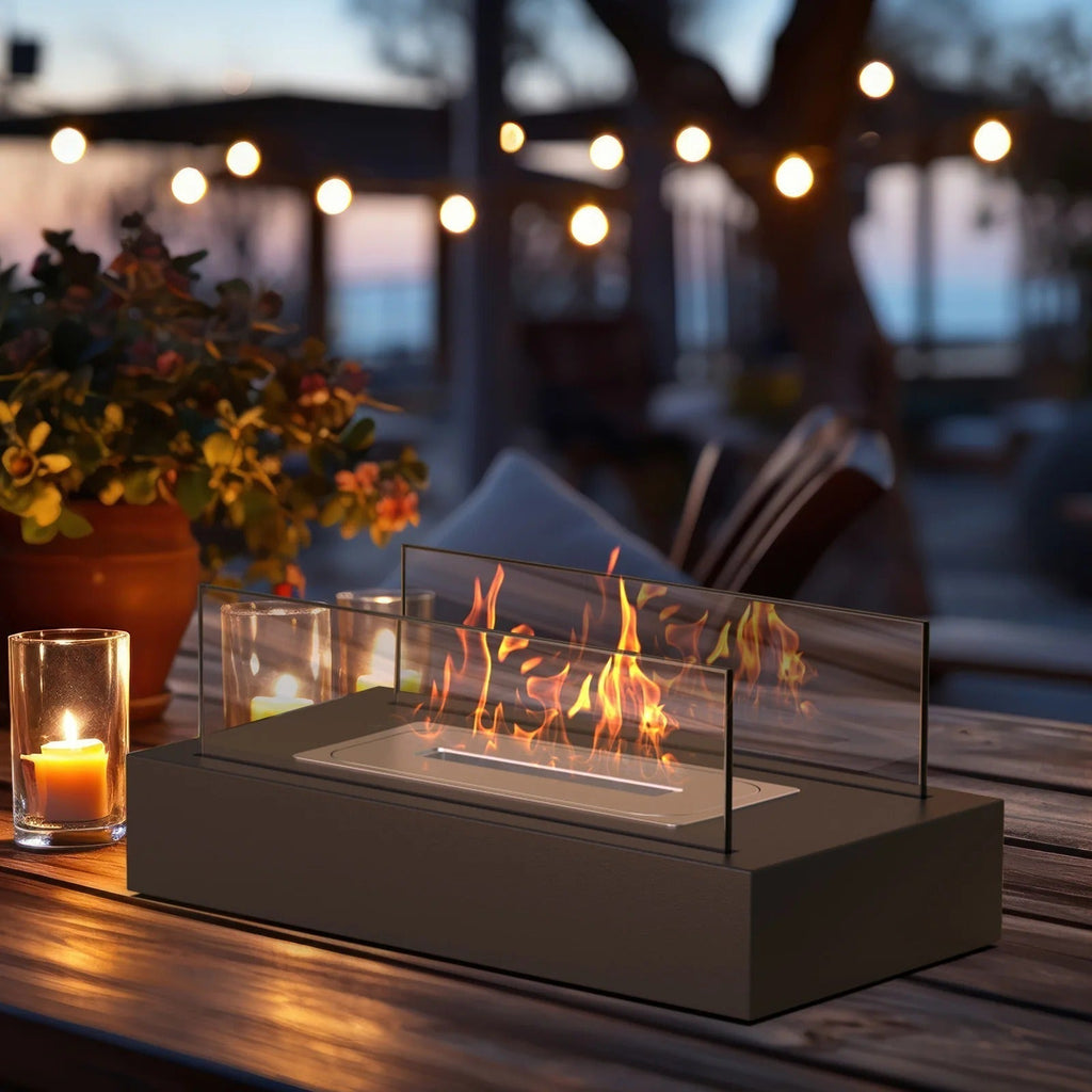 Sérénité Flamme Luxe Foyer – Créez des Soirées Magiques avec Feu et Style