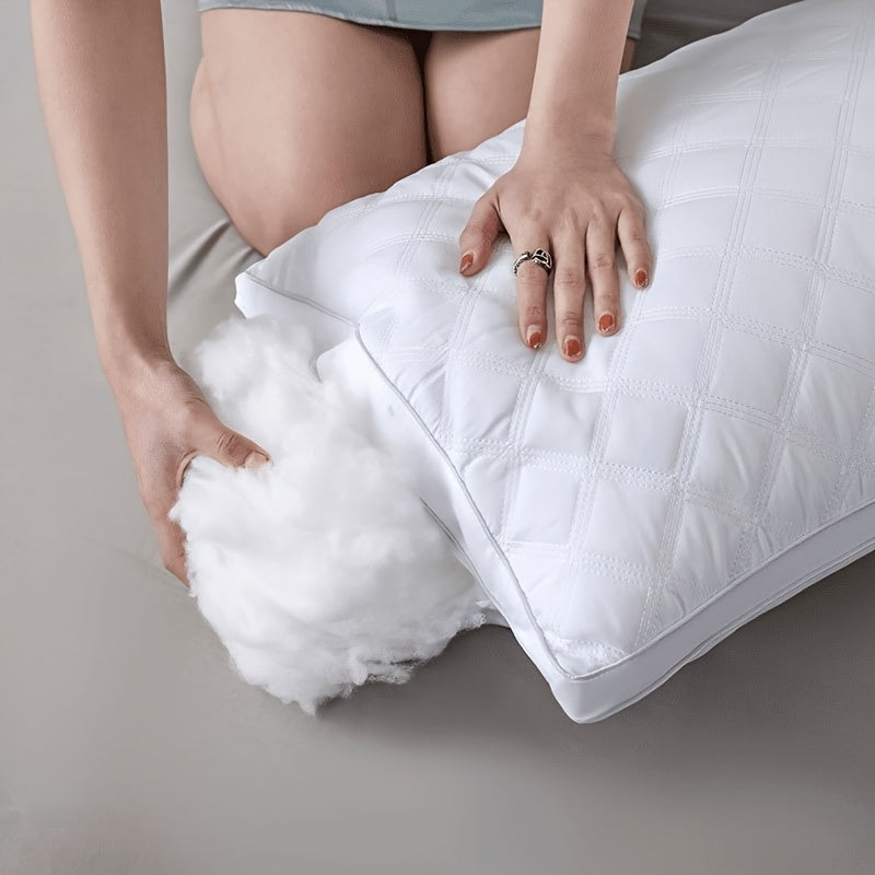 Ensemble de Confort de Sommeil - 2 Oreillers Hypoallergéniques 3D pour un Sommeil de Qualité Hôtelière
