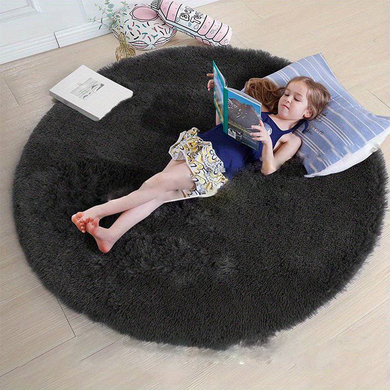 Tapis Rond Fluffy - Clouda