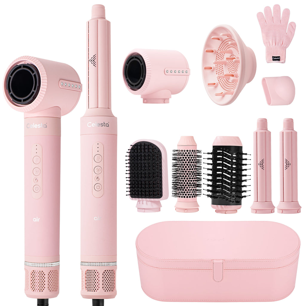 Celesta Sèche-cheveux AirStyler - 8 en 1 Rose