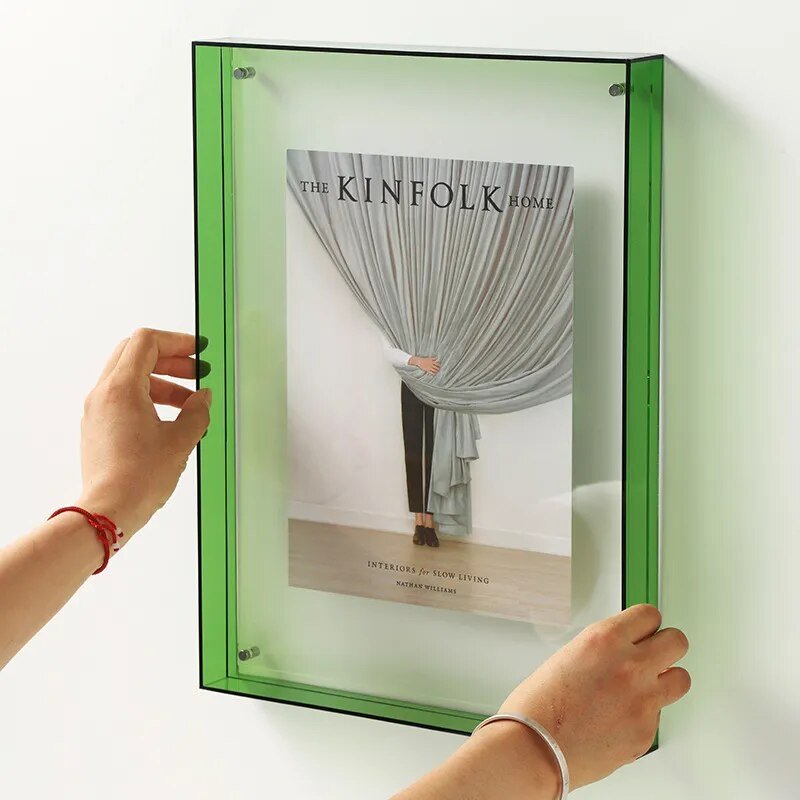 Cadre Photo Transparent Coloré – FramePop
