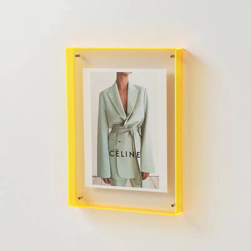 Cadre Photo Transparent Coloré – FramePop