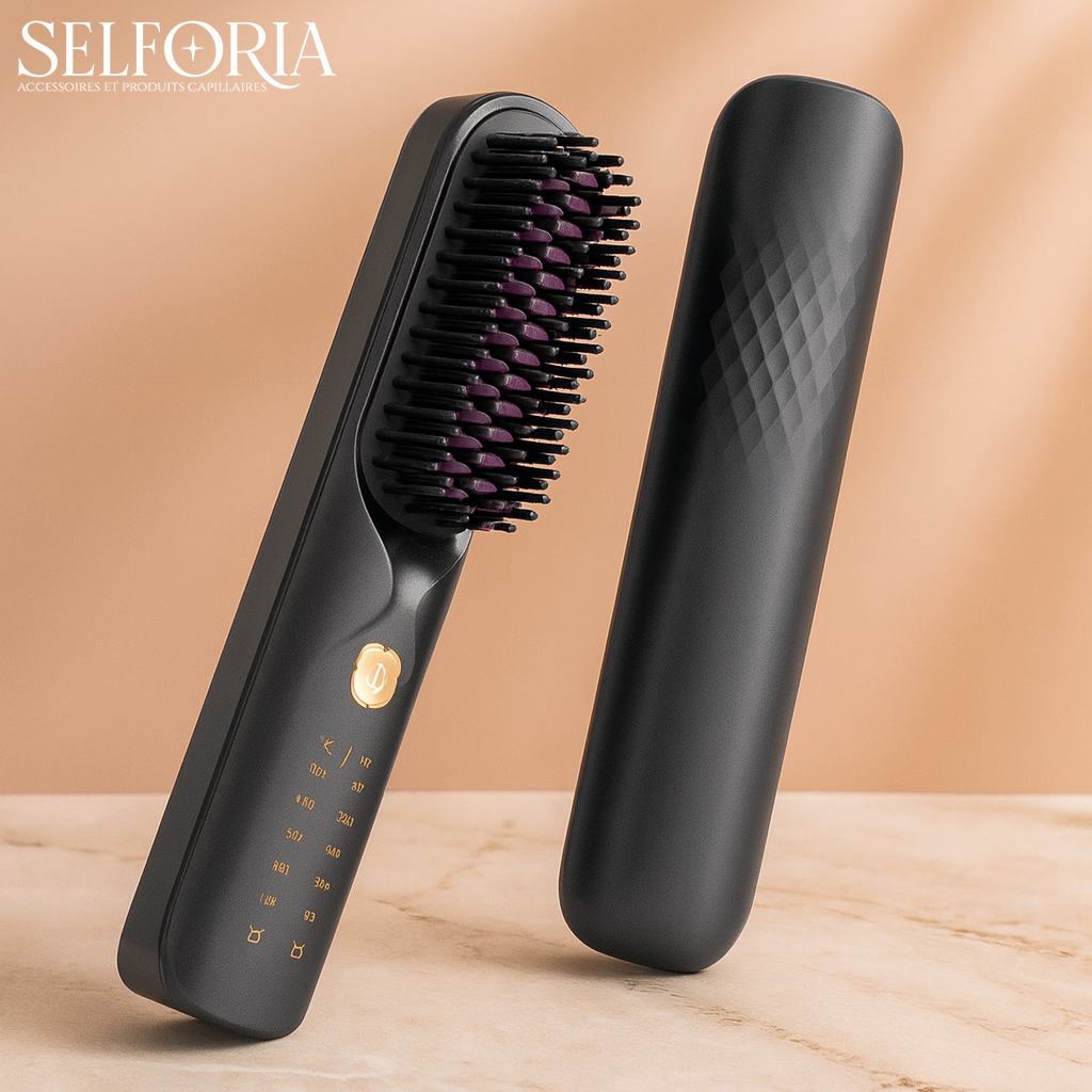 Selforia FreeStyle Pro – Brosse Lissante Sans Fil & Rechargeable
