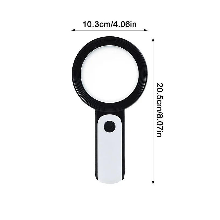 Loupe portable 30x pour seniors - ZoomXpert