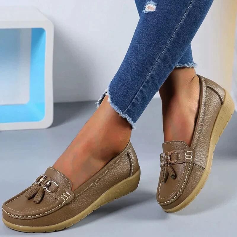 Loafers Orthopédiques en Cuir – Isabella