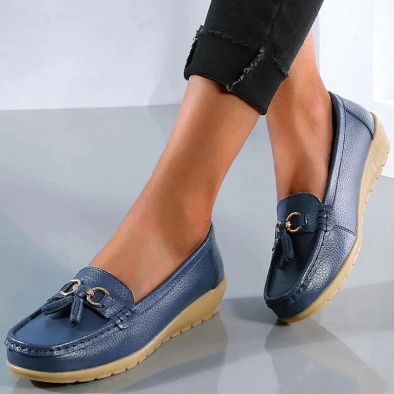 Loafers Orthopédiques en Cuir – Isabella