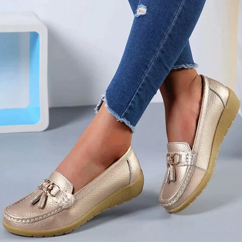 Loafers Orthopédiques en Cuir – Isabella