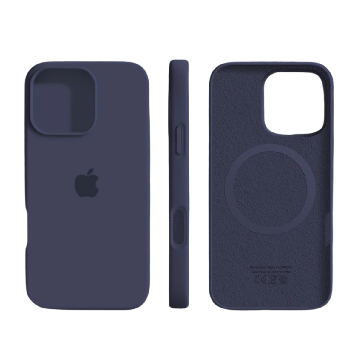Housse en Silicone pour iPhone avec MagSafe – Résistante aux Chocs – Doublure Douce – Qualité Premium