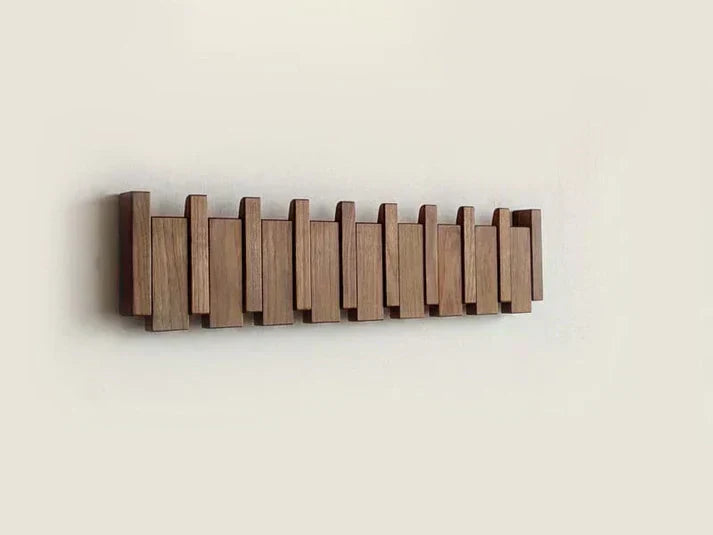 Porte-manteau | Design en forme de piano | Bois de haute qualité