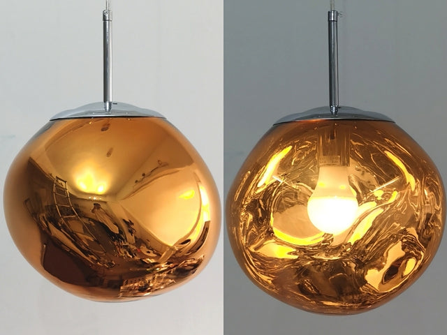 Kroonluchter met Gloeilampen |  Opvallend lava-ontwerp met warme LED-verlichting voor comfortabele, elegante decoratie.