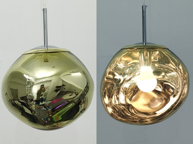 Kroonluchter met Gloeilampen |  Opvallend lava-ontwerp met warme LED-verlichting voor comfortabele, elegante decoratie.