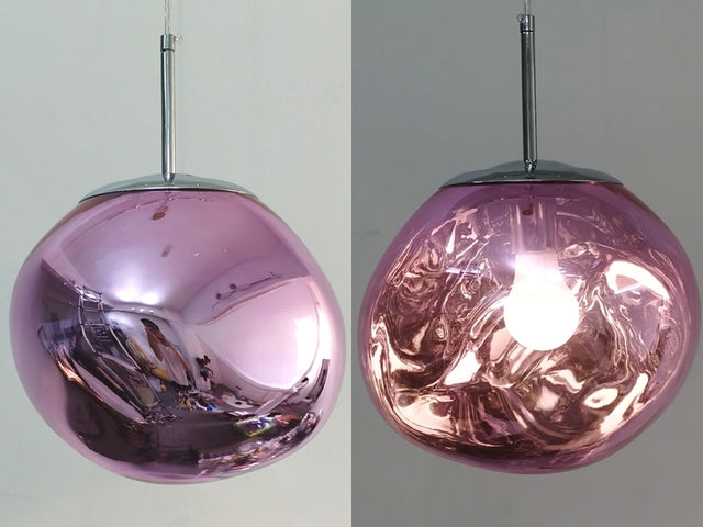Kroonluchter met Gloeilampen |  Opvallend lava-ontwerp met warme LED-verlichting voor comfortabele, elegante decoratie.